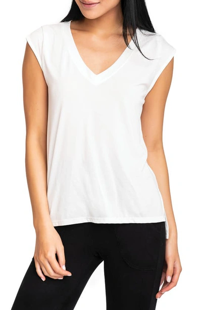 Gibsonlook V-neck T-shirt In Off White