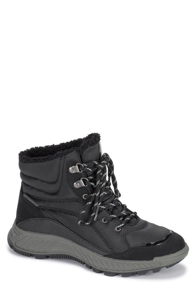 Baretraps Maine Waterproof Faux Fur Lining Sporty Boot In Black