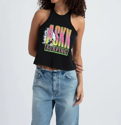 Askk Ny 90's Tank Top In Surf Black In Multi