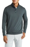 Peter Millar Crafted Stealth Quarter Zip Performance Pullover In Balsam