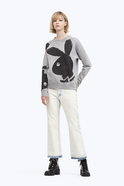 Marc Jacobs Playboy Bunny Sweatshirt In Grey