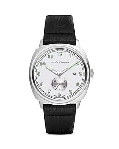 Larsson & Jennings Meridian Watch, 38mm In Silver/black