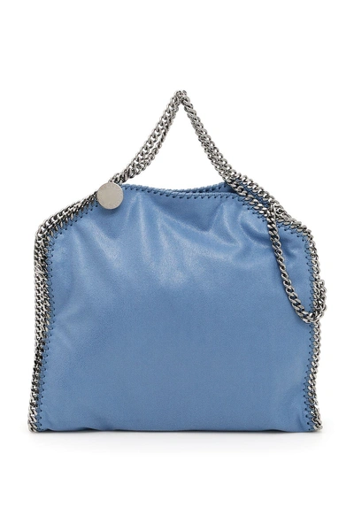 Stella Mccartney Falabella Fold Over Tote Bag In Blue
