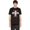 Neil Barrett Oversize Printed Cotton Jersey T-shirt In Black