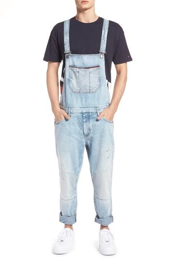 tommy jeans regular dungaree