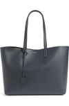 Saint Laurent 'shopping' Leather Tote In Graphite
