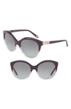Tiffany & Co 56mm Sunglasses - Purple Gradient