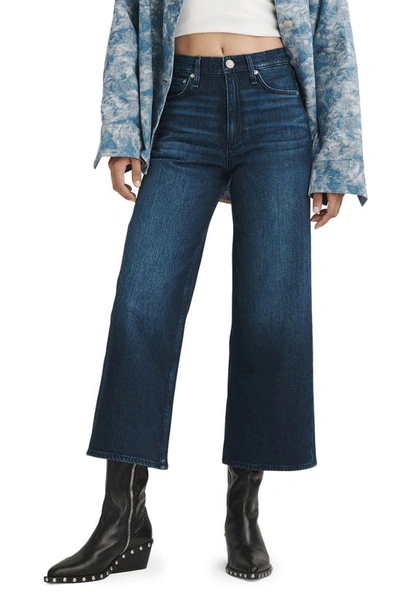 Rag & Bone Andi High Rise Wide-leg Crop Jeans In Nikita