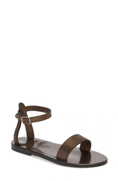 Kjacques Pampa Sandal In Chocolate Leather