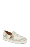 Olukai Pehuea Pa'i Convertible Sneaker In Silt/ Off White Fabric
