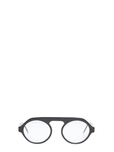 Thom Browne Oversize Aviator Optical Glasses In Nero