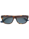 Gucci Rectangle Sunglasses In Multicolour