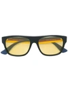 Gucci Square Side Stripe Sunglasses In Multicolour