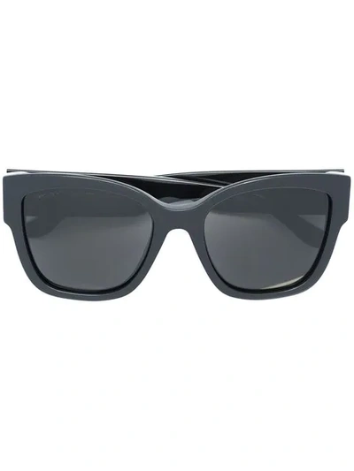 Jimmy Choo Eyewear Roxie 55 Sunglasses - Black
