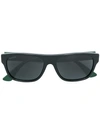 Gucci Web Square Sunglasses In Black