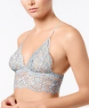 Cosabella Pret-a-porter Sheer Lace Bralette Preta1301 In Porcelain Blue/marine Blue Almond