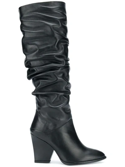 Stuart Weitzman The Smashing Knee Boots In Black