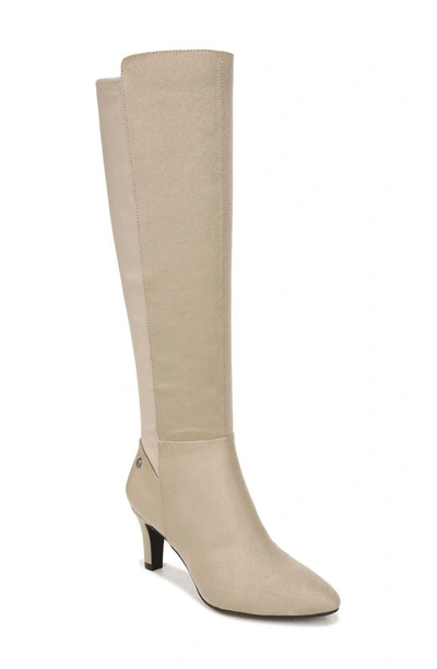 Lifestride Gracie Knee High Boot In Beige