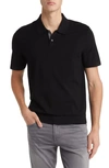Theory Goris Solid Polo In Black