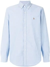 Polo Ralph Lauren Classic Fit Long Sleeve Cotton Oxford Button Down Shirt In Blue