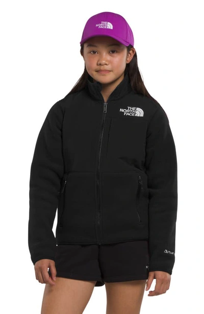 The North Face Kids' Denali Water Resistant Fleece Jacket In Black