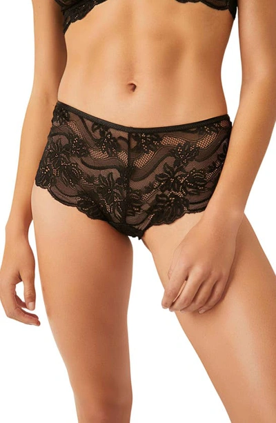 Free People Last Dance Lace Briefs In Black