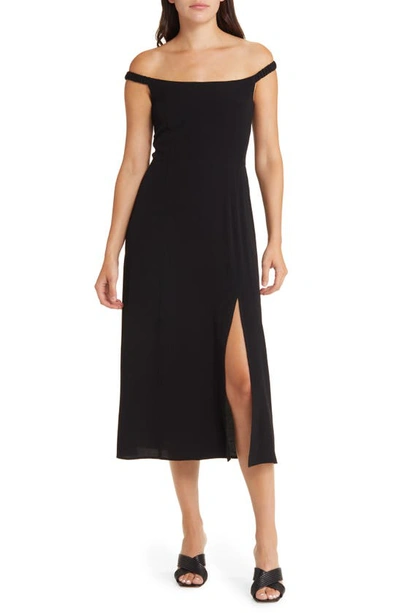 Charles Henry Sleeveless A-line Maxi Dress In Black