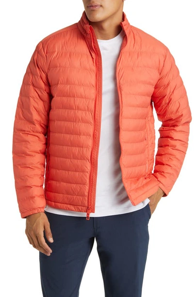 Peter Millar All Course Quilted Jacket In Burning Sunset