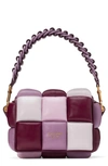 Kate Spade Boxxy Smooth Leather Large Crossbody Bag In Purple Agate Multi