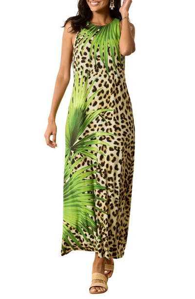 Tommy Bahama Jasmina Portico Palms Maxi Dress In Abalone