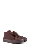 Camper Peu Roda High Top Sneaker In Burgundy