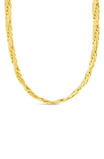 Sterling Forever Brandy Chain Necklace In Gold