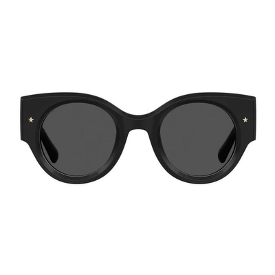 Chiara Ferragni Cf 7024/s 807/ir Black Sunglasses In Nero