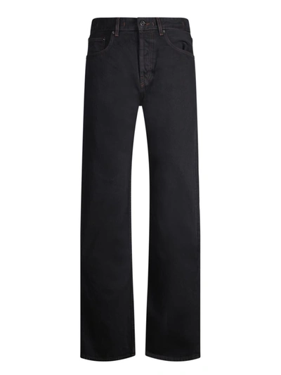Jacquemus Fresa Straight-leg Jeans In Black