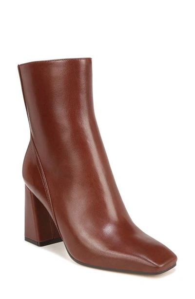 27 Edit Naturalizer Lexi Square Toe Bootie In Cappuccino Brown Leather