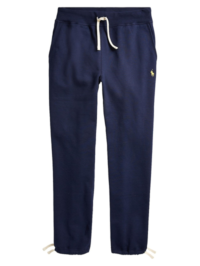 Polo Ralph Lauren Fleece Classic Fit Drawstring Trousers In Cruise Navy