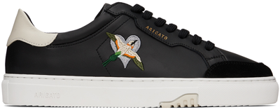 Axel Arigato Clean 180 Heart Bird 刺绣板鞋 In Black / Beige