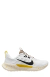 Nike Juniper Trail 2 Running Shoe In White/ Black/ Vivid Sulfur