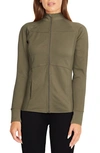 Marika Revival Zip Front Jacket In Dusty Olive