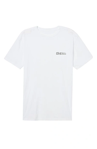 O'neill Monkey Business Graphic T-shirt In White