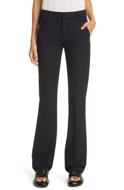 A.l.c Chelsea High Waist Wide Leg Trousers In Midnight
