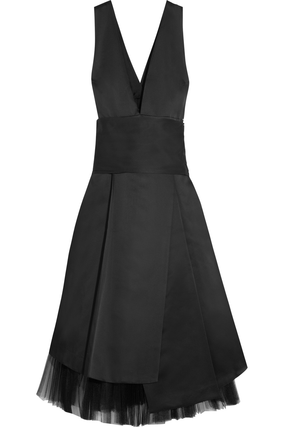 Marc By Marc Jacobs Satin And Tulle Dress | ModeSens