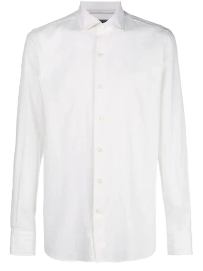 Orian Slim Fit Button Down Shirt - White