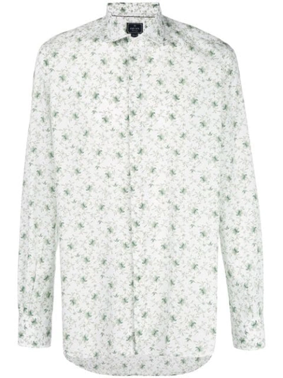 Orian Floral Print Shirt - White