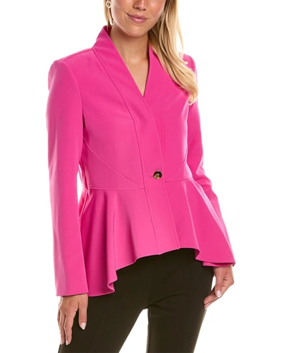 Donna Karan Pati Peplum Blazer In Pink