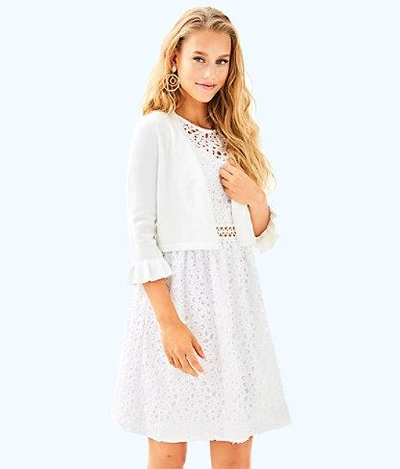 Lilly Pulitzer Womens Davi Cardigan In Resort White ModeSens