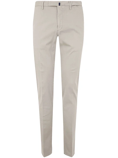 Incotex Cotton Classic Trousers Clothing In Ice
