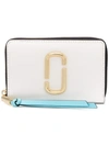 Marc Jacobs Snapshot Compact Wallet In Porcelain