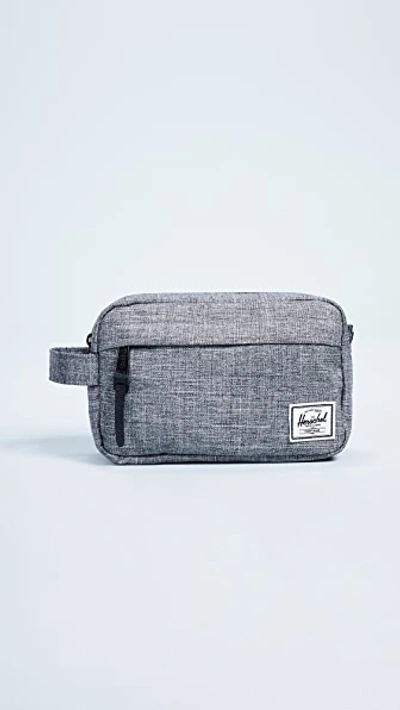 Herschel Supply Co. Chapter Carry On Travel Kit In Raven Crosshatch