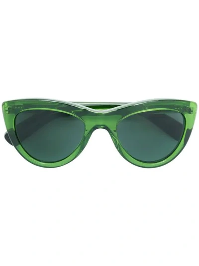 Joseph Sonnenbrille Im Cat-eye-design In Green